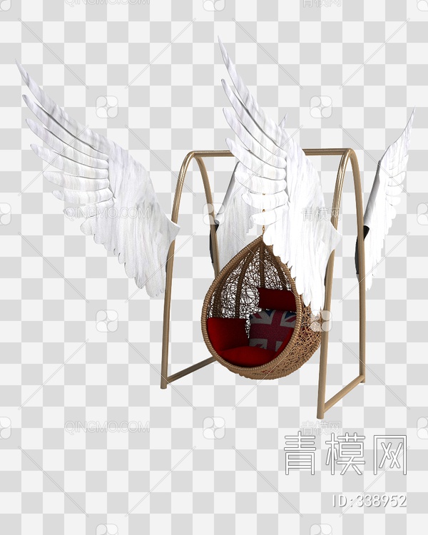 天使秋千3D模型下载【ID:338952】