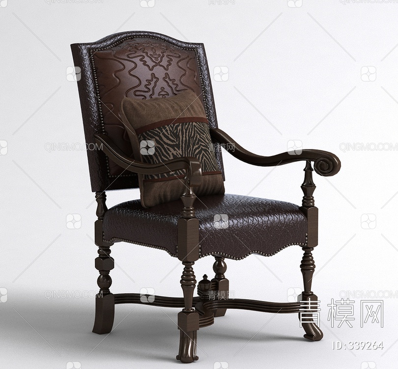 老式单椅3D模型下载【ID:339264】