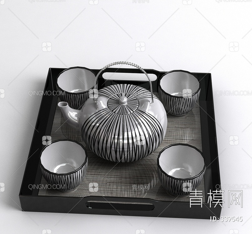 茶具3D模型下载【ID:339545】