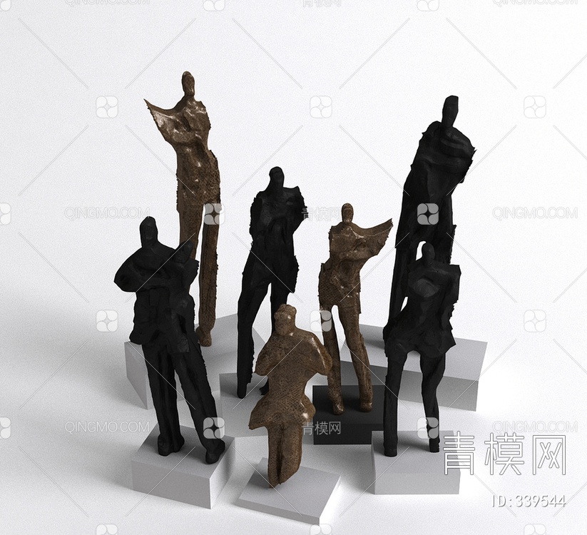 雕塑摆件3D模型下载【ID:339544】