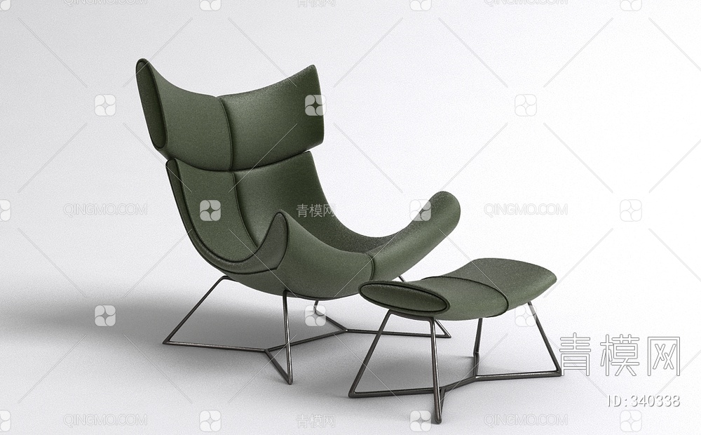 单椅3D模型下载【ID:340338】