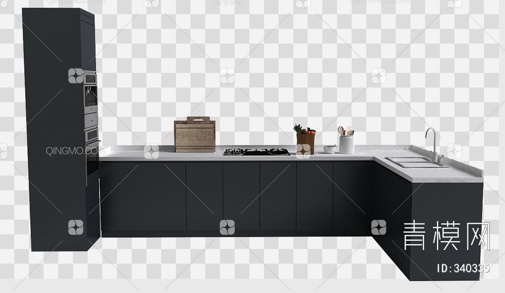 厨房3D模型下载【ID:340335】