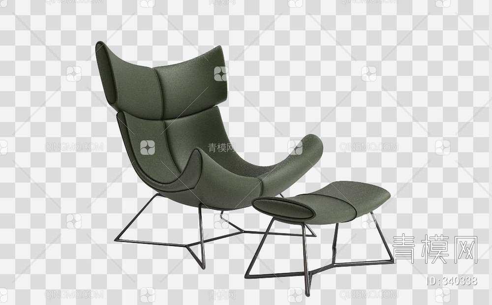 单椅3D模型下载【ID:340338】