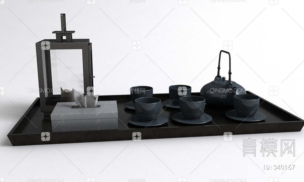 茶具3D模型下载【ID:340167】