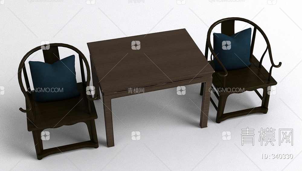 单椅组合3D模型下载【ID:340330】