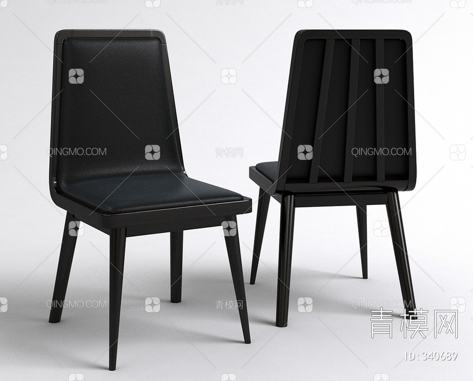 餐椅3D模型下载【ID:340689】