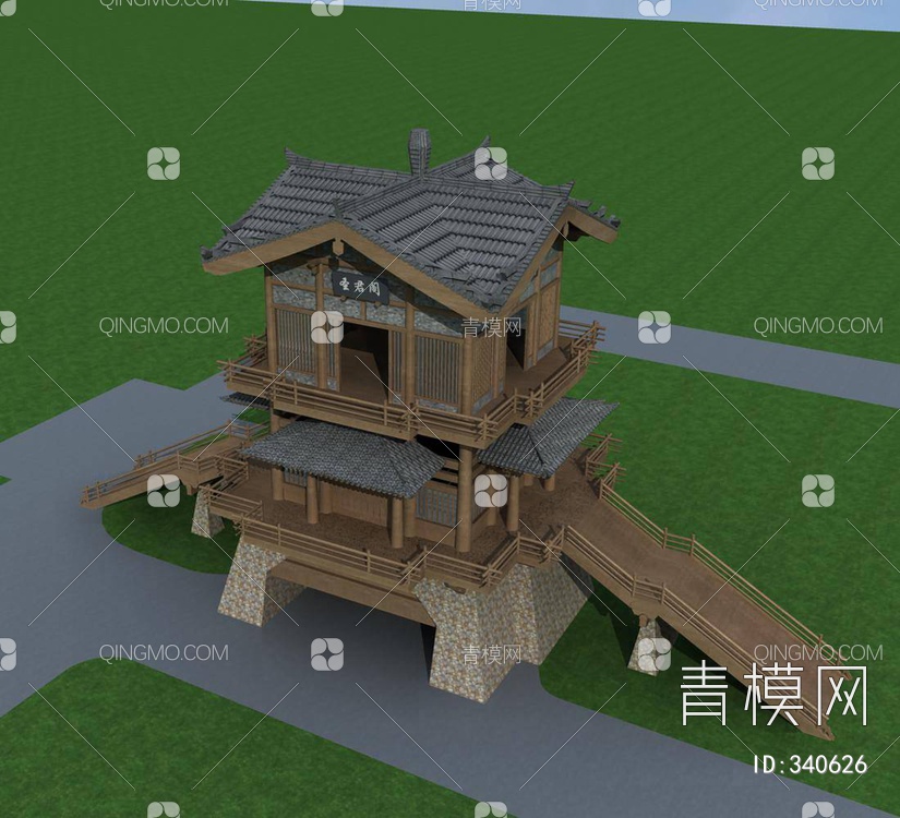 阁楼3D模型下载【ID:340626】