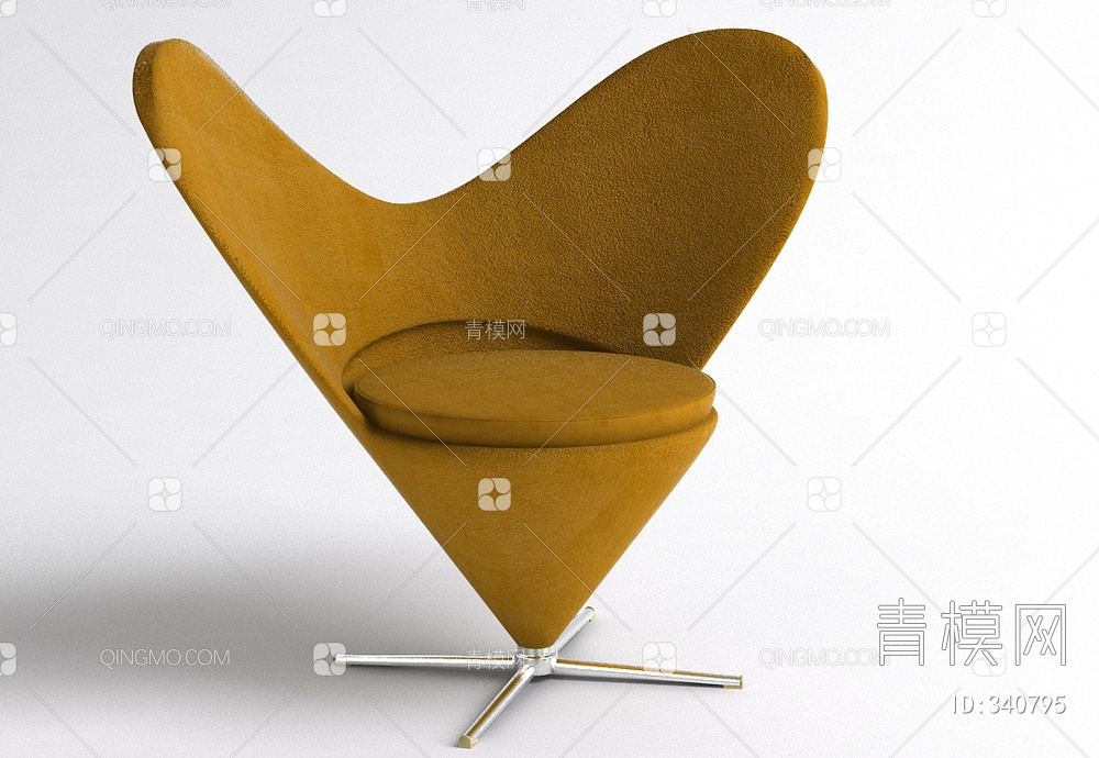 单椅3D模型下载【ID:340795】