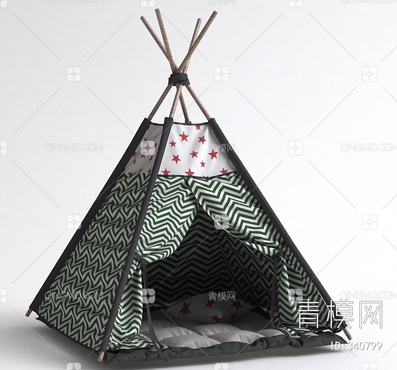 帐篷3D模型下载【ID:340799】