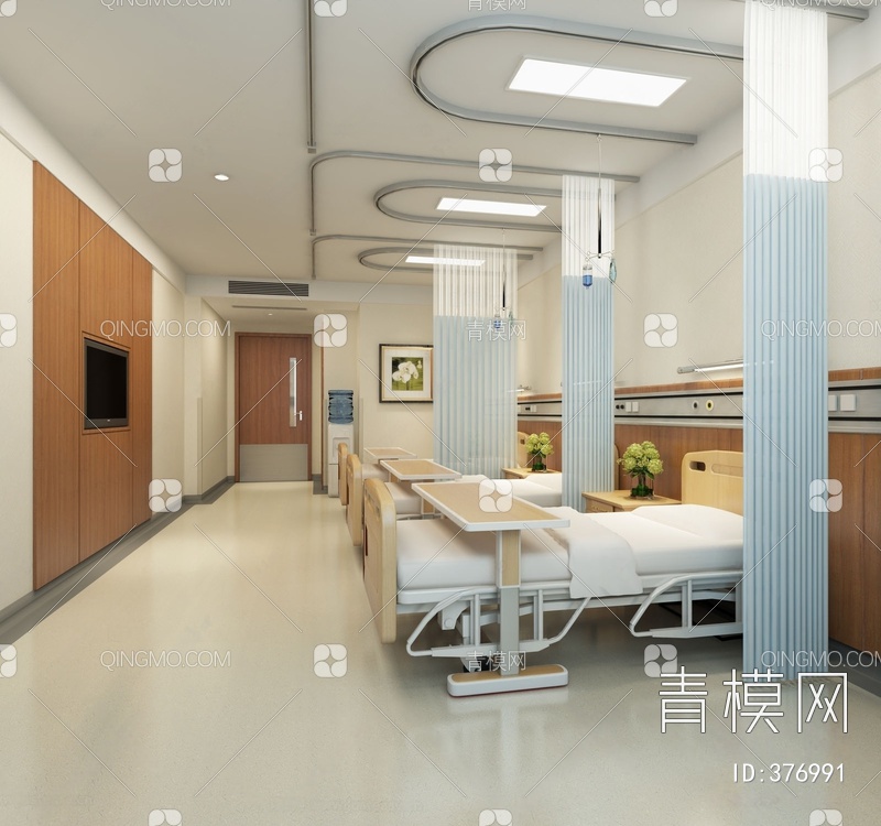 医院病房3D模型下载【ID:376991】