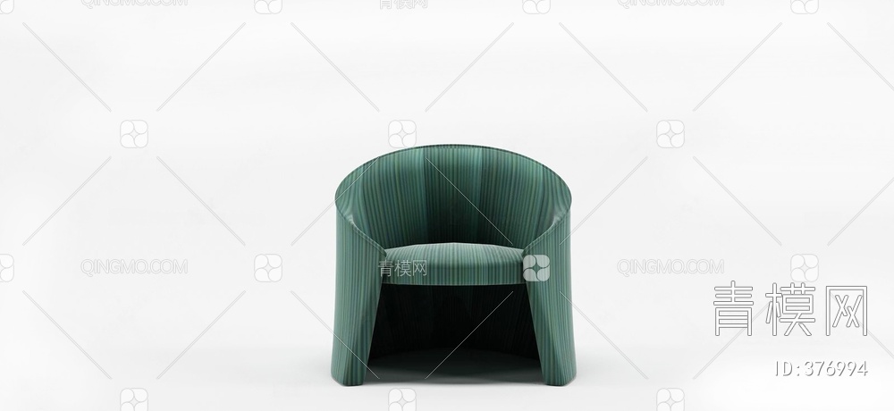 单人沙发3D模型下载【ID:376994】
