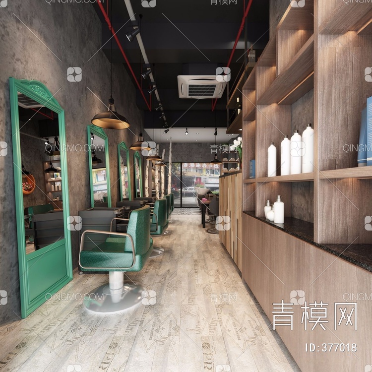 理发店3D模型下载【ID:377018】