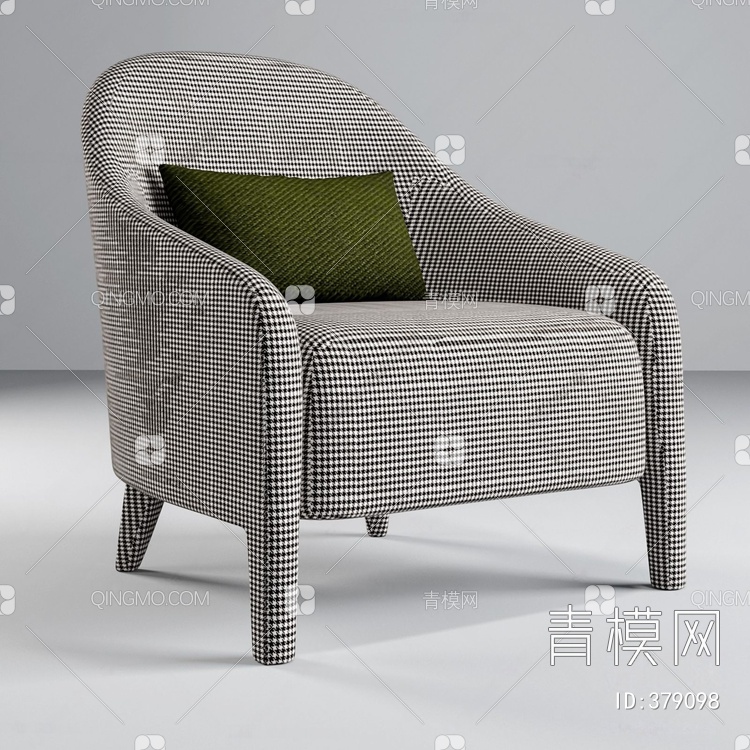 意大利fendi单人沙发3D模型下载【ID:379098】