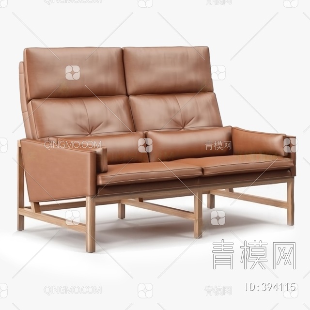 双人沙发3D模型下载【ID:394115】