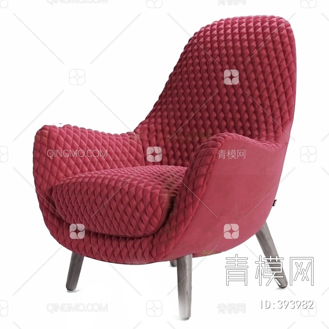 沙发椅3D模型下载【ID:393982】