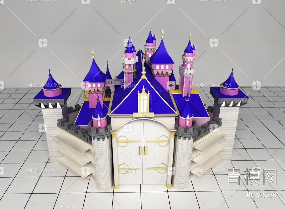 玩具城堡3D模型下载【ID:395380】