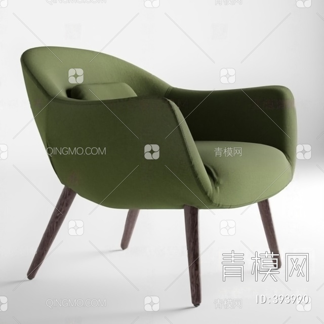 沙发椅3D模型下载【ID:393990】