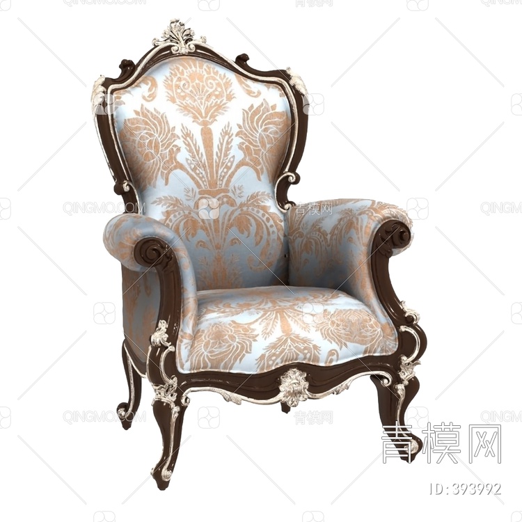 沙发椅3D模型下载【ID:393992】