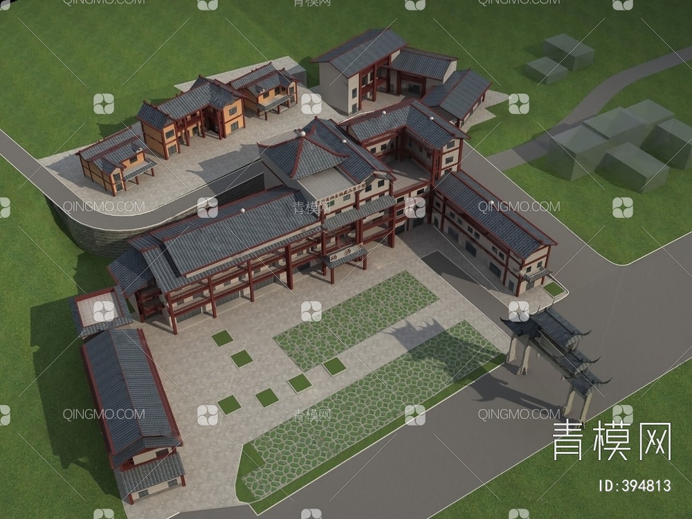 建筑3D模型下载【ID:394813】