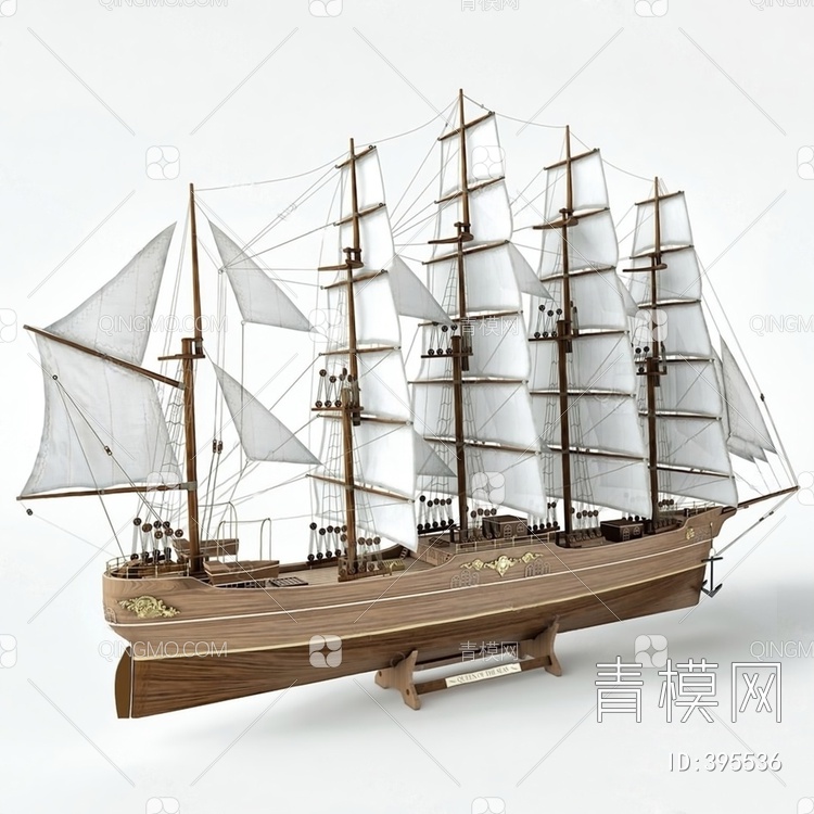 帆船3D模型下载【ID:395536】