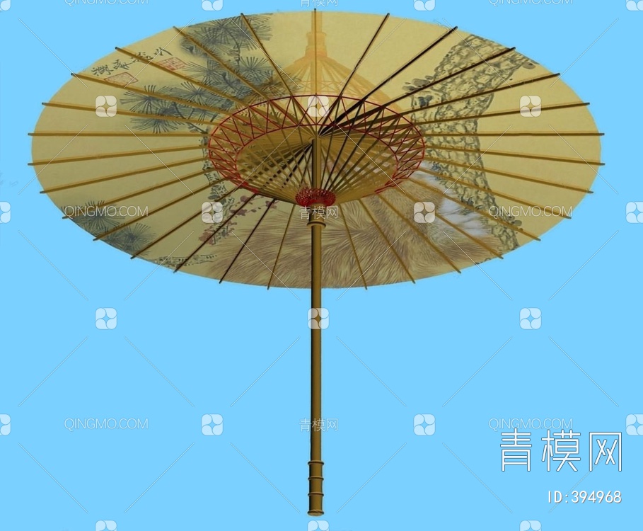 油纸伞3D模型下载【ID:394968】