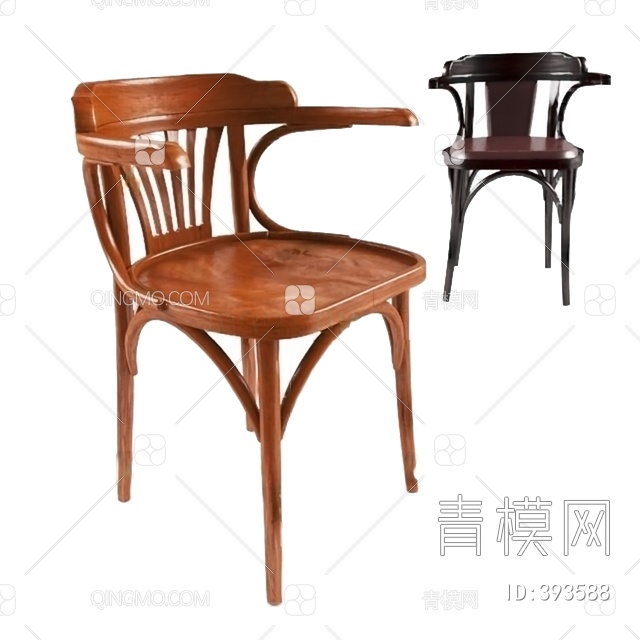 扶手椅3D模型下载【ID:393588】