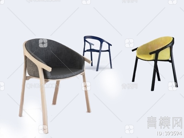 扶手椅3D模型下载【ID:393594】