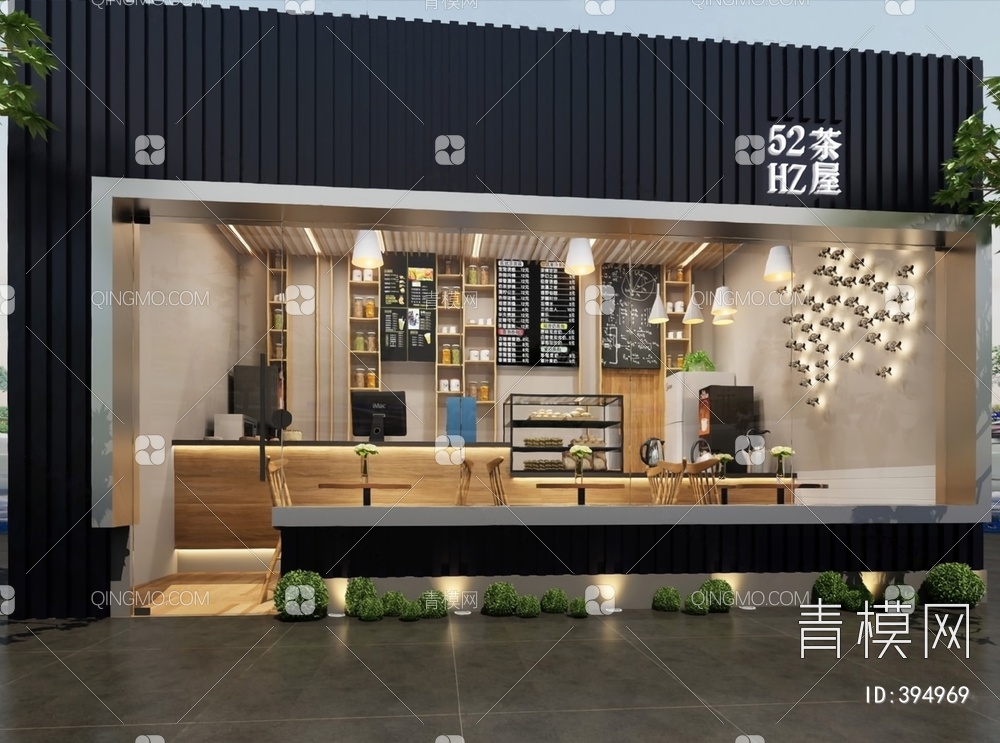 奶茶店3D模型下载【ID:394969】