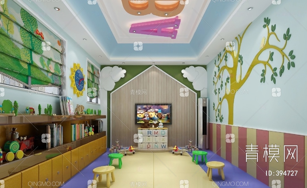 幼儿园3D模型下载【ID:394727】