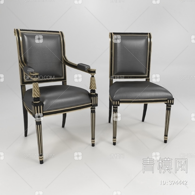 扶手椅3D模型下载【ID:394442】