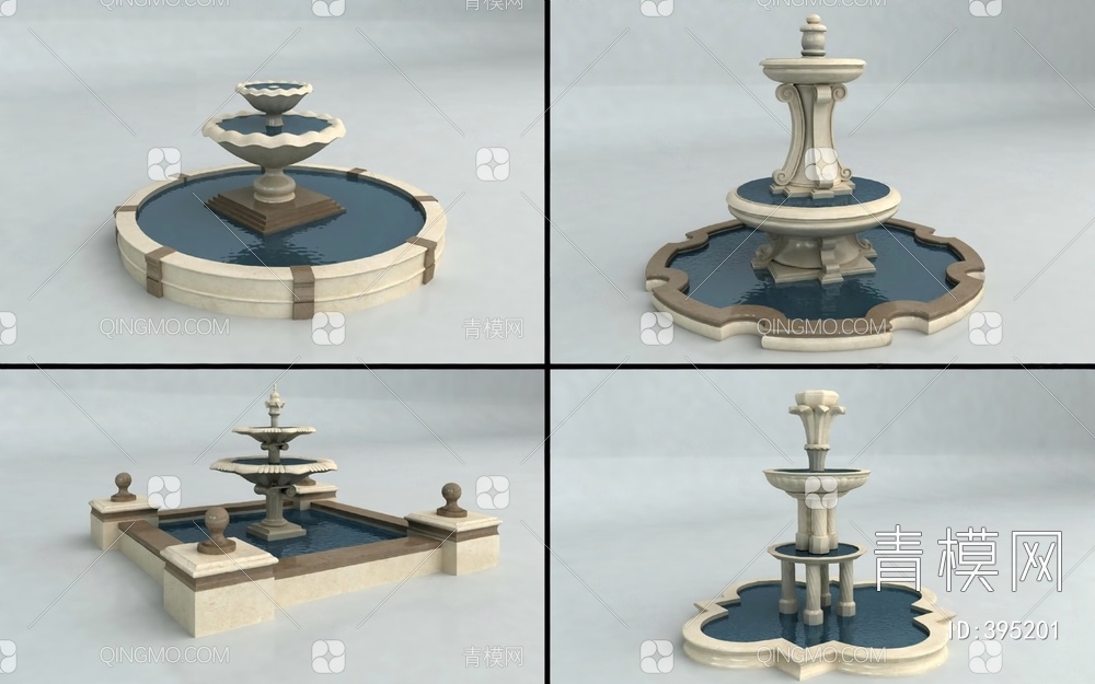 喷泉3D模型下载【ID:395201】