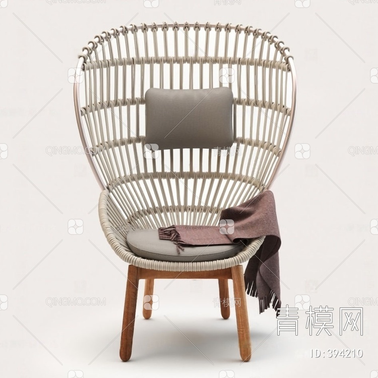 休闲椅3D模型下载【ID:394210】