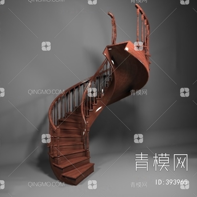 旋转楼梯3D模型下载【ID:393965】