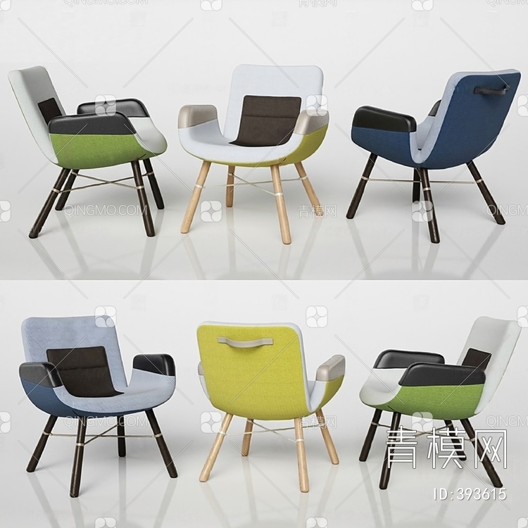 休闲椅3D模型下载【ID:393615】