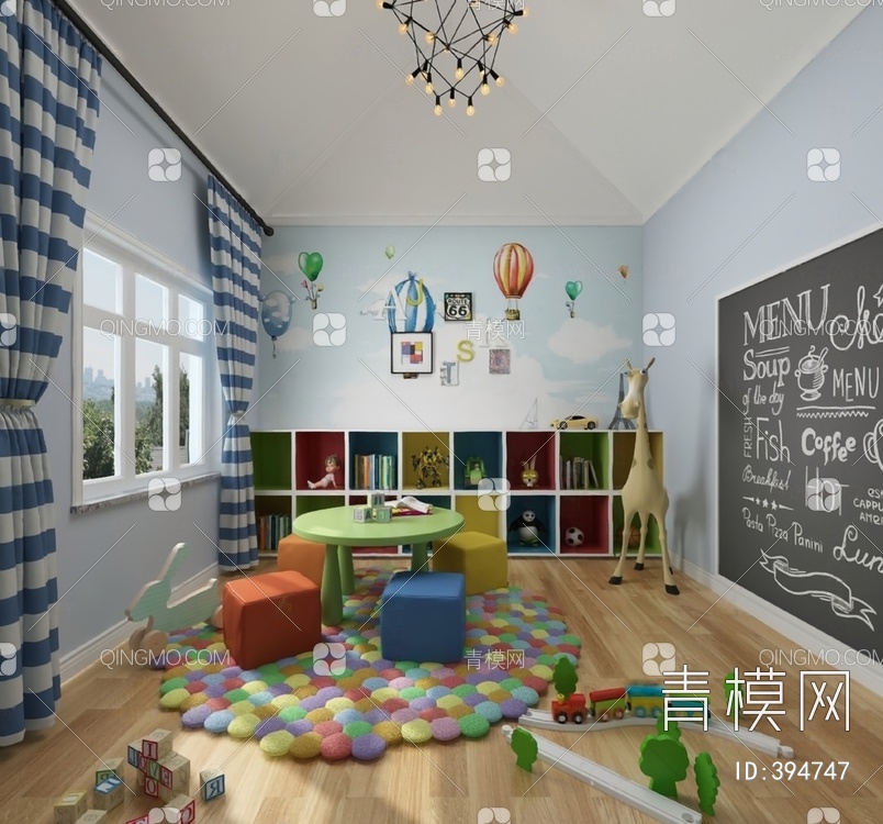 幼儿园3D模型下载【ID:394747】