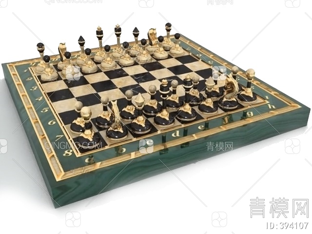 国际象棋3D模型下载【ID:394107】