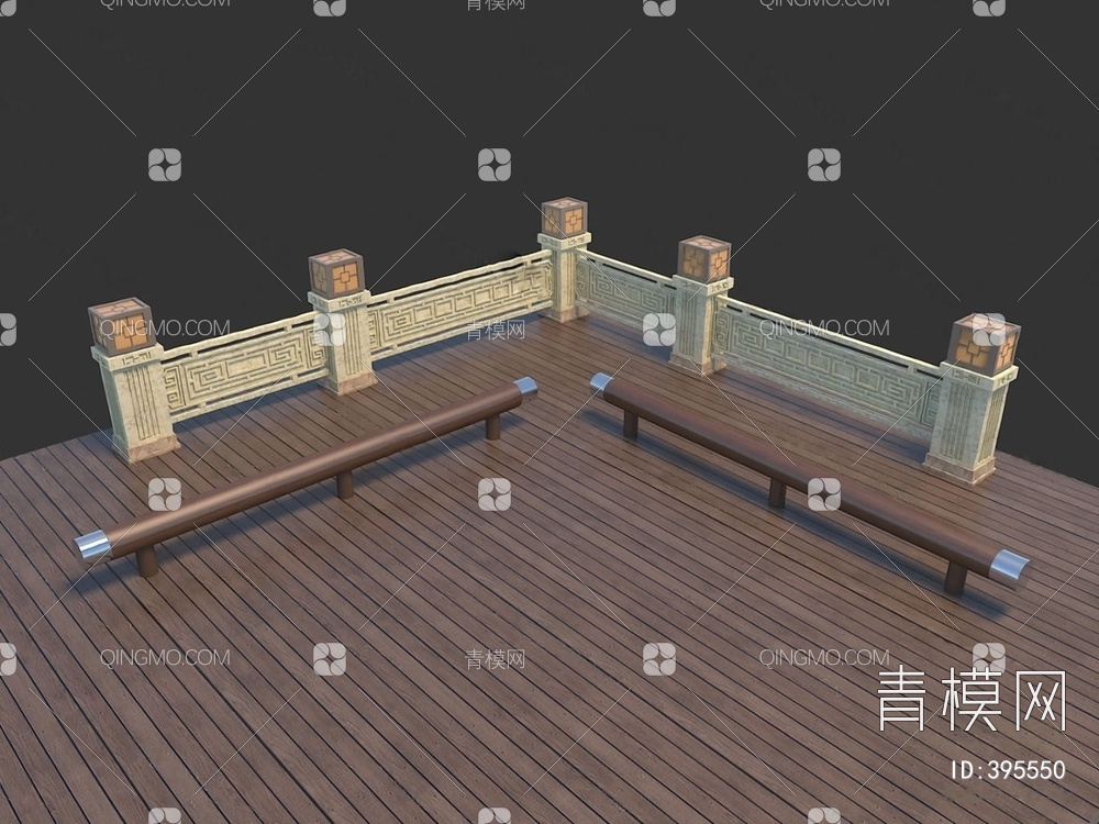 围栏3D模型下载【ID:395550】