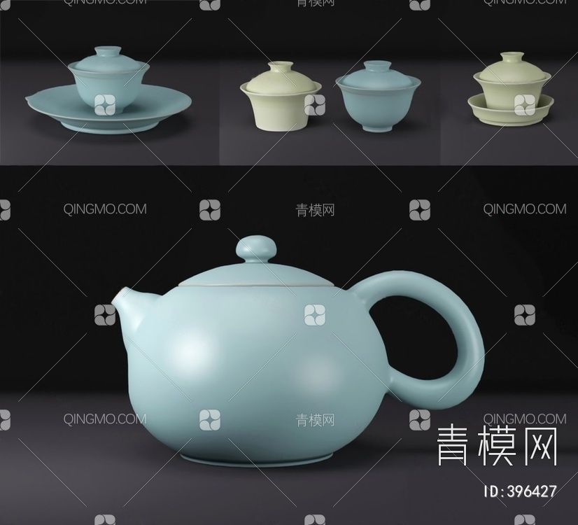 茶具3D模型下载【ID:396427】