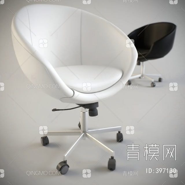 办公椅3D模型下载【ID:397130】