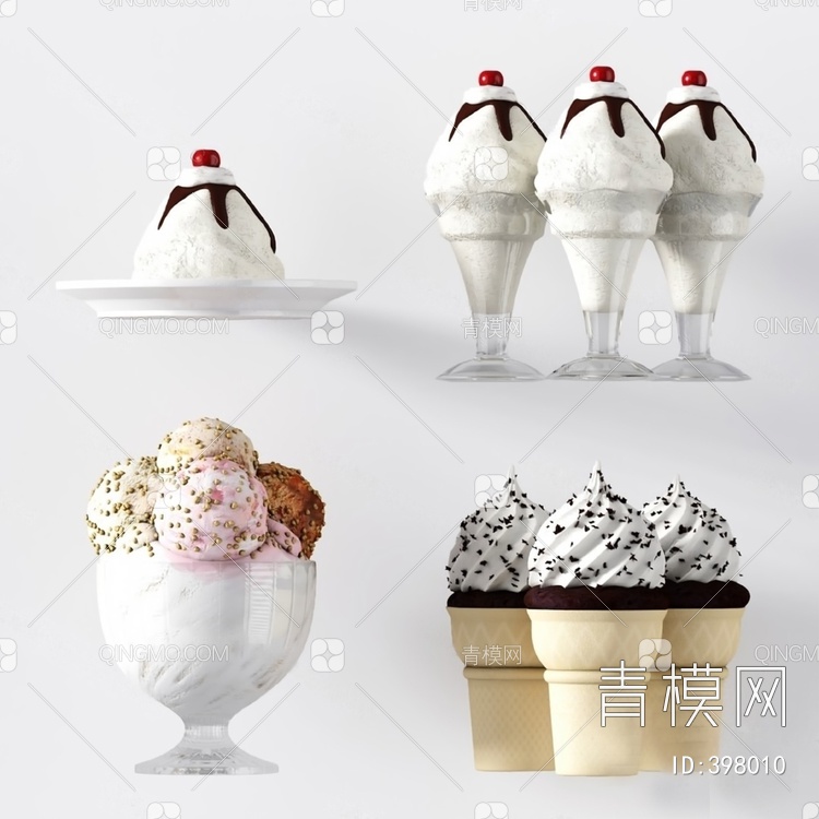 冰淇淋3D模型下载【ID:398010】