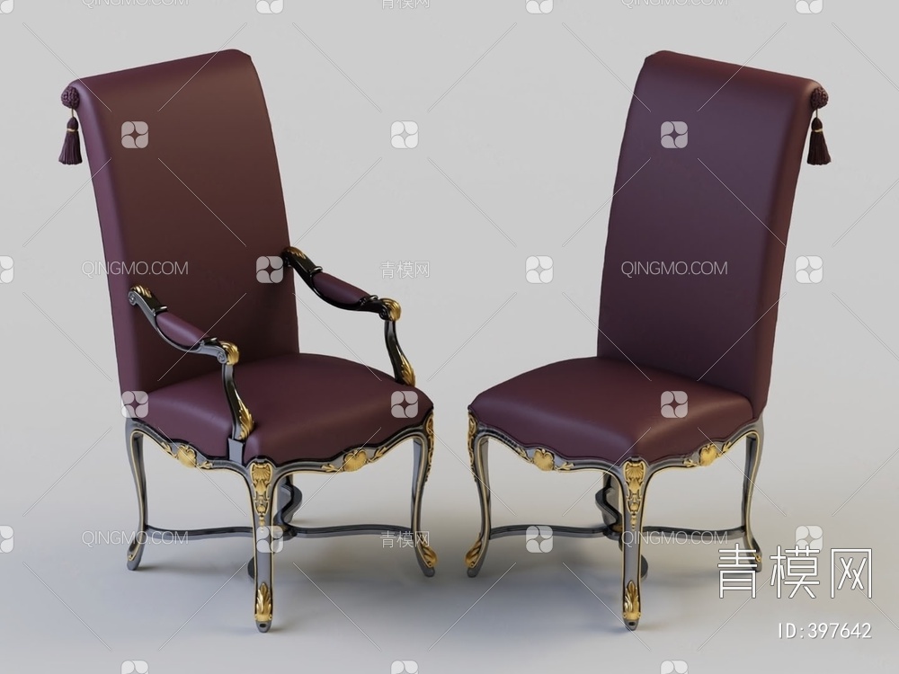 单椅3D模型下载【ID:397642】