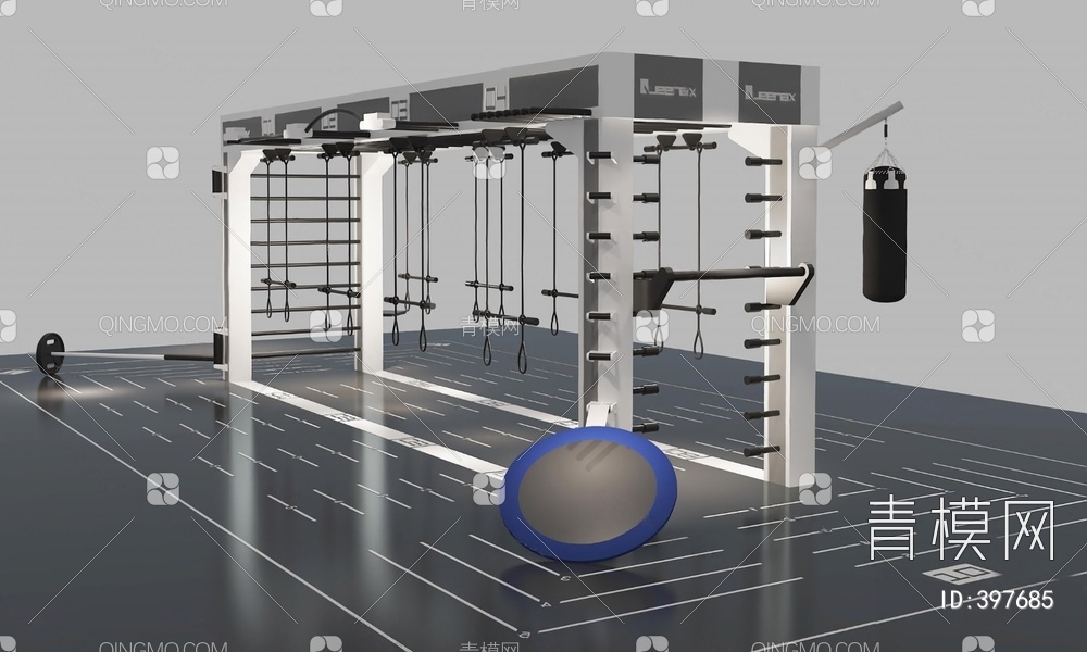 健身器材3D模型下载【ID:397685】