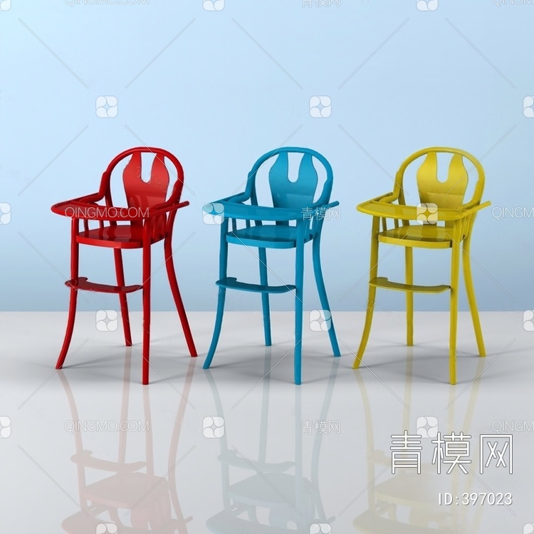 儿童椅3D模型下载【ID:397023】