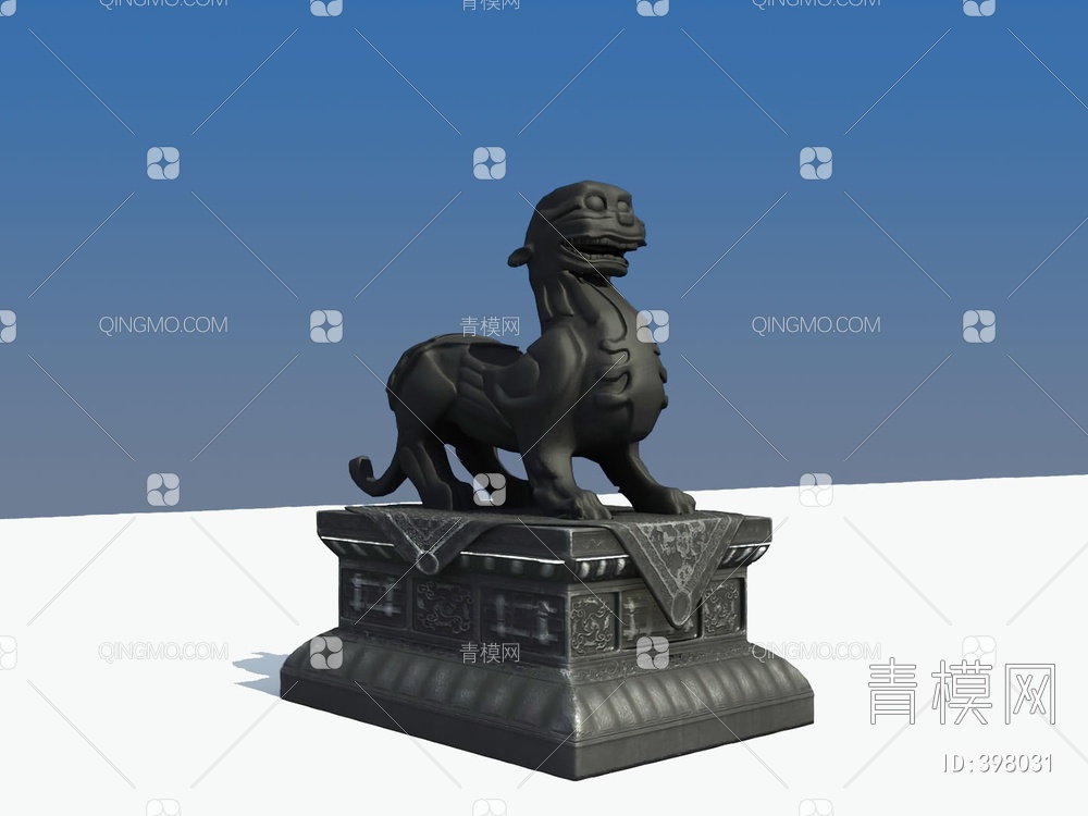 雕塑3D模型下载【ID:398031】