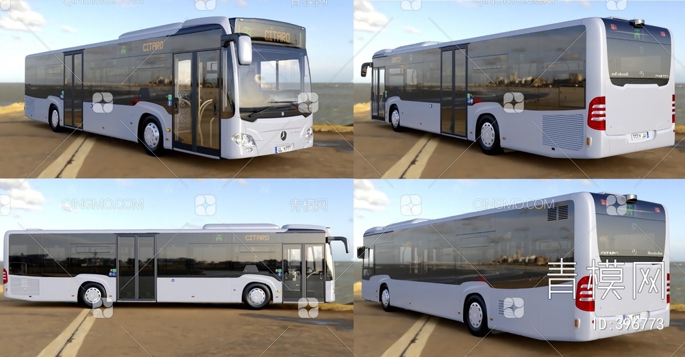 公交车3D模型下载【ID:396773】