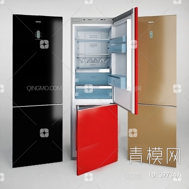 冰箱3D模型下载【ID:397342】