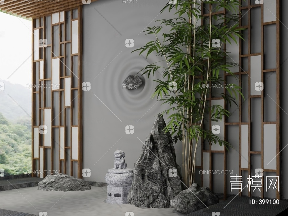 园艺小品3D模型下载【ID:399100】