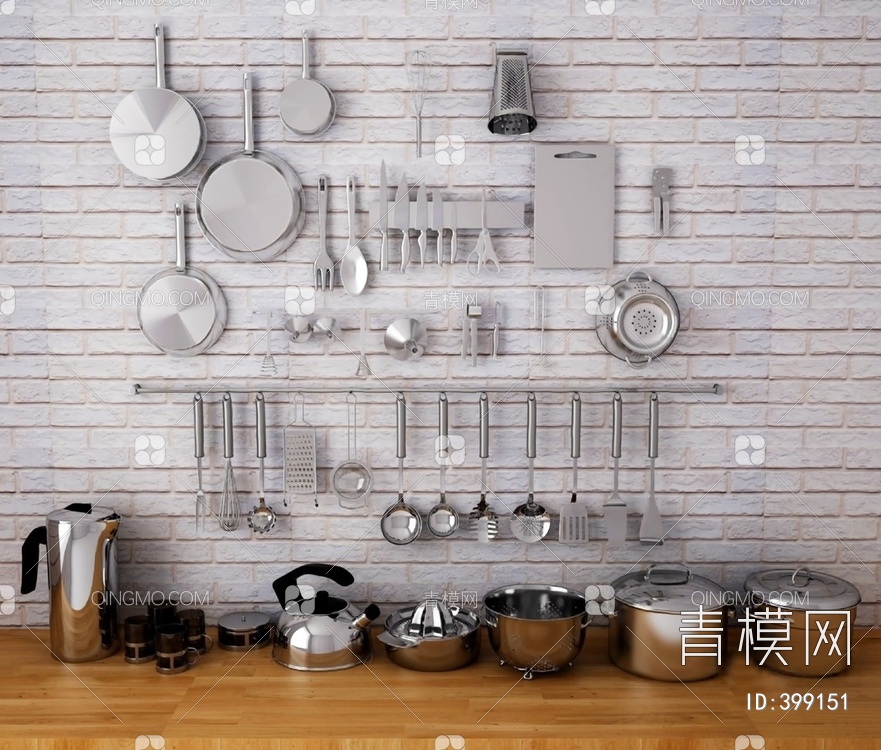 厨具3D模型下载【ID:399151】