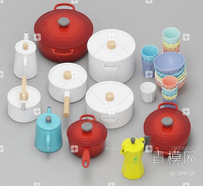 厨具3D模型下载【ID:399105】