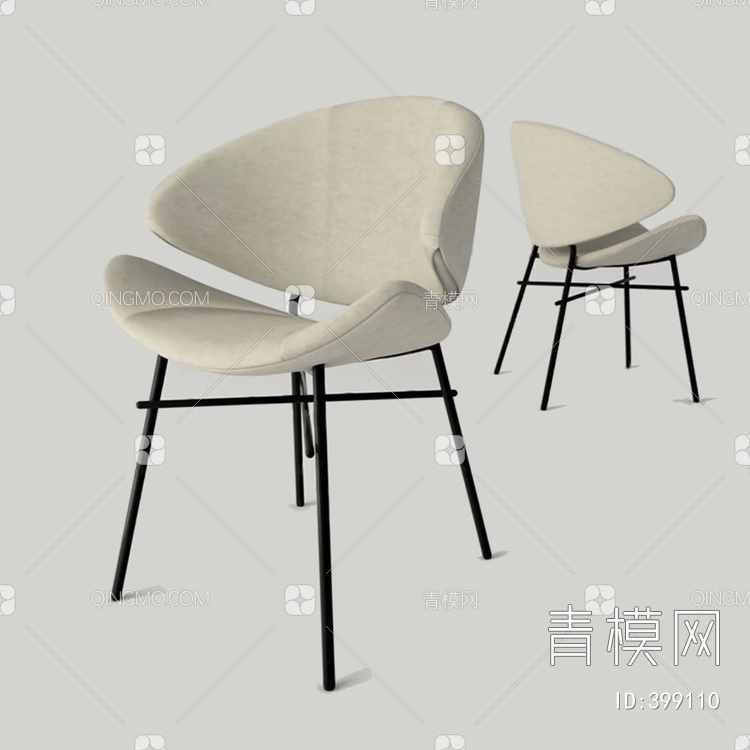 办公椅3D模型下载【ID:399110】